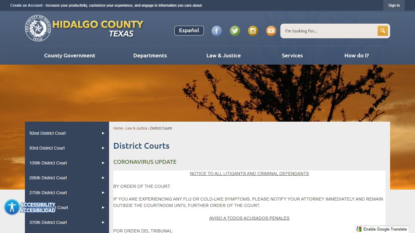 District Courts | Hidalgo County, TX - Official Website